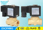 Normal Closed Pilot Operated Directional Valve , NC Energized Miniature High Pressure Solenoid Valve